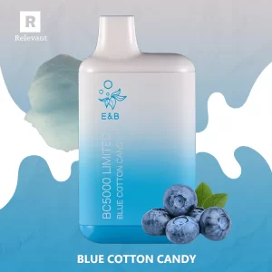 Blue cotton candy