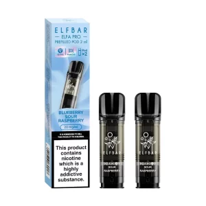Elf bar elfa pro pre filled disposable vape pod blueberry sour raspberry