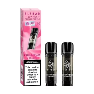 Elf bar elfa pro pre filled disposable vape pod pink lemonade