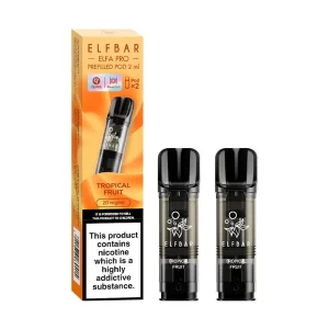 Elf bar elfa pro pre filled disposable vape pod tropical fruit