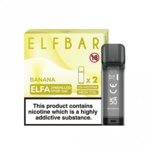 Banana nic salt e liquid pods elfa series 2 x 2ml p8086 22796 medium