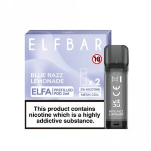 Blue razz lemonade nic salt e liquid pods elfa series 2 x 2ml p8091 22785 medium