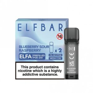 Blueberry sour raspberry nic salt e liquid pods elfa series 2 x 2ml p8090 22787 medium