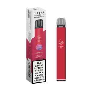 Cherry ice elf bar 600 prefilled pod kit 600x600