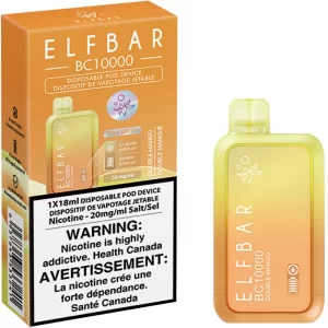 Elfbar bc10000 disposable vape double mango