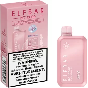 Elfbar bc10000 disposable vape strawberry ice