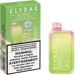 Elfbar bc10000 disposable vape strawberry kiwi ice