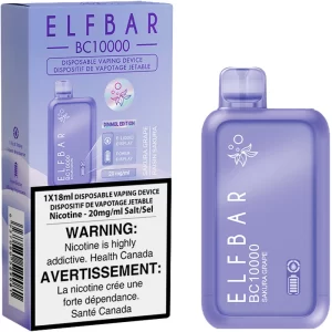 Elfbar bc10000 sakura grape 01