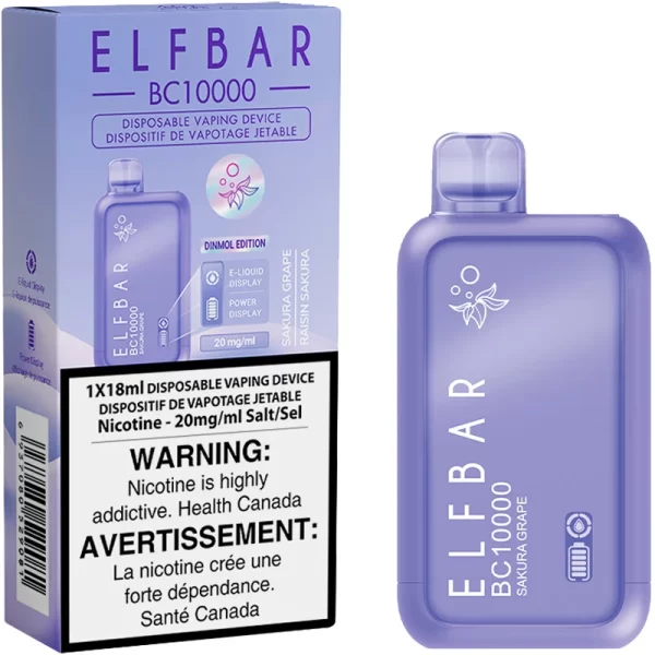 Elfbar bc10000 sakura grape 01