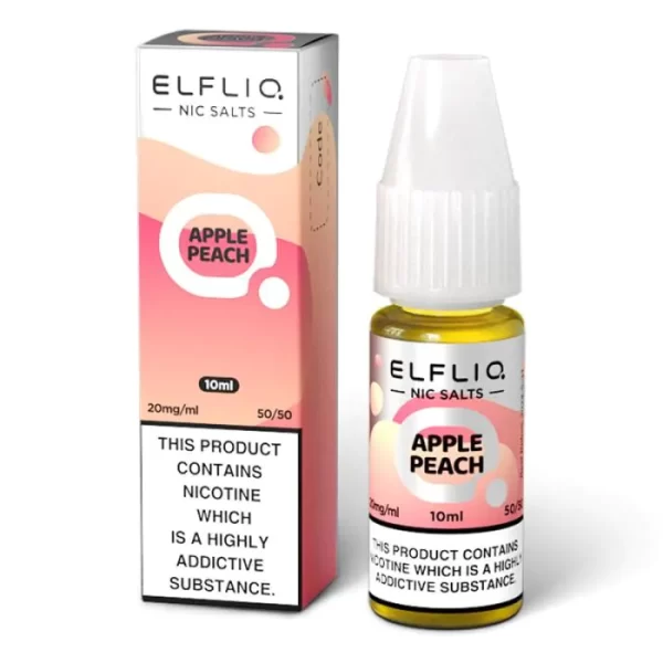 Elfliq nic salts 10ml apple peach 20mg 1