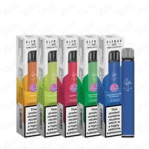 Group image elf bar 600 prefilled pod vape kit