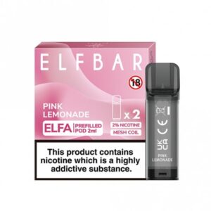 Pink lemonade nic salt e liquid pods elfa series 2 x 2ml p8096 22800 medium